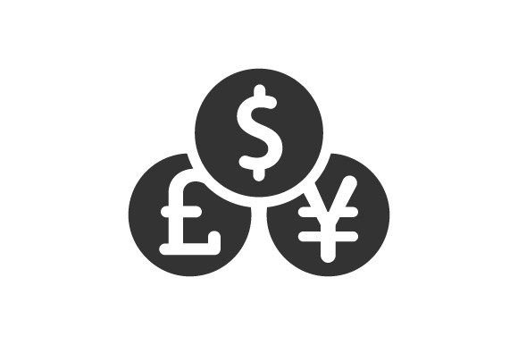Currency, Finance Icon: A Versatile Design Asset