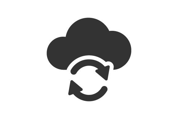 Enhance Your Design with the Refresh Cloud Icon
