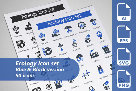 Explore Creativity with Ecology Icon Set