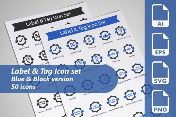 Label Tag Icon Set: Enhancing Your Design Projects with Versatile and Stylish Icons