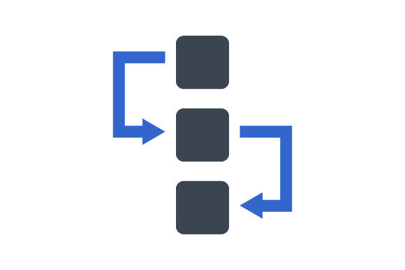 Streamline Your Projects with Work Flow Chart Icon