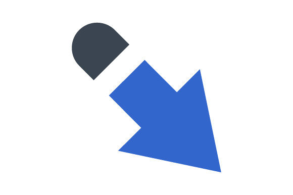 Unlock Creativity with the Down Right Arrow Icon