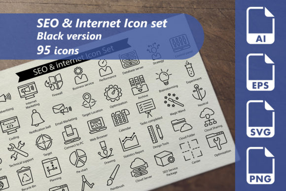 Unlocking Strategic Value with the SEO Internet Line Icon Set